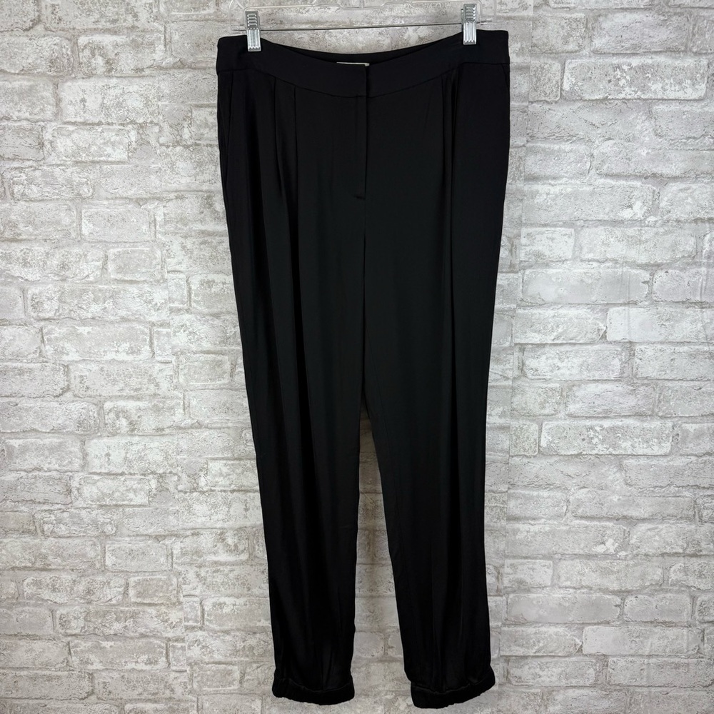 Kate Spade New York Cinch Bottom Trouser Pants Size 6 Black Women’s Career Wear